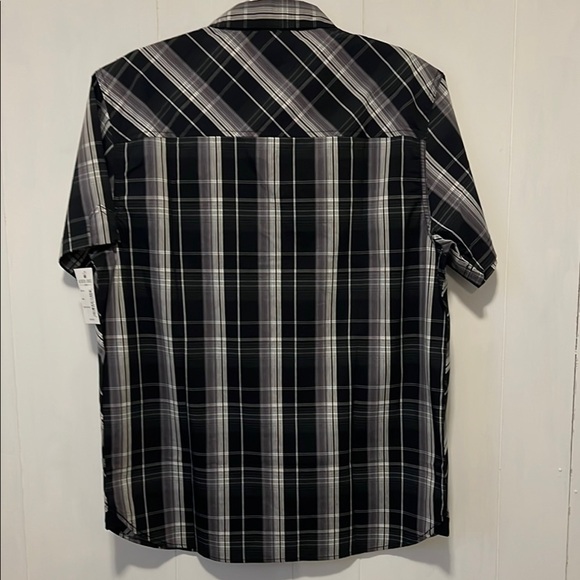 BNWT Asher Jones London Black Plaid Shirt - Picture 3 of 7